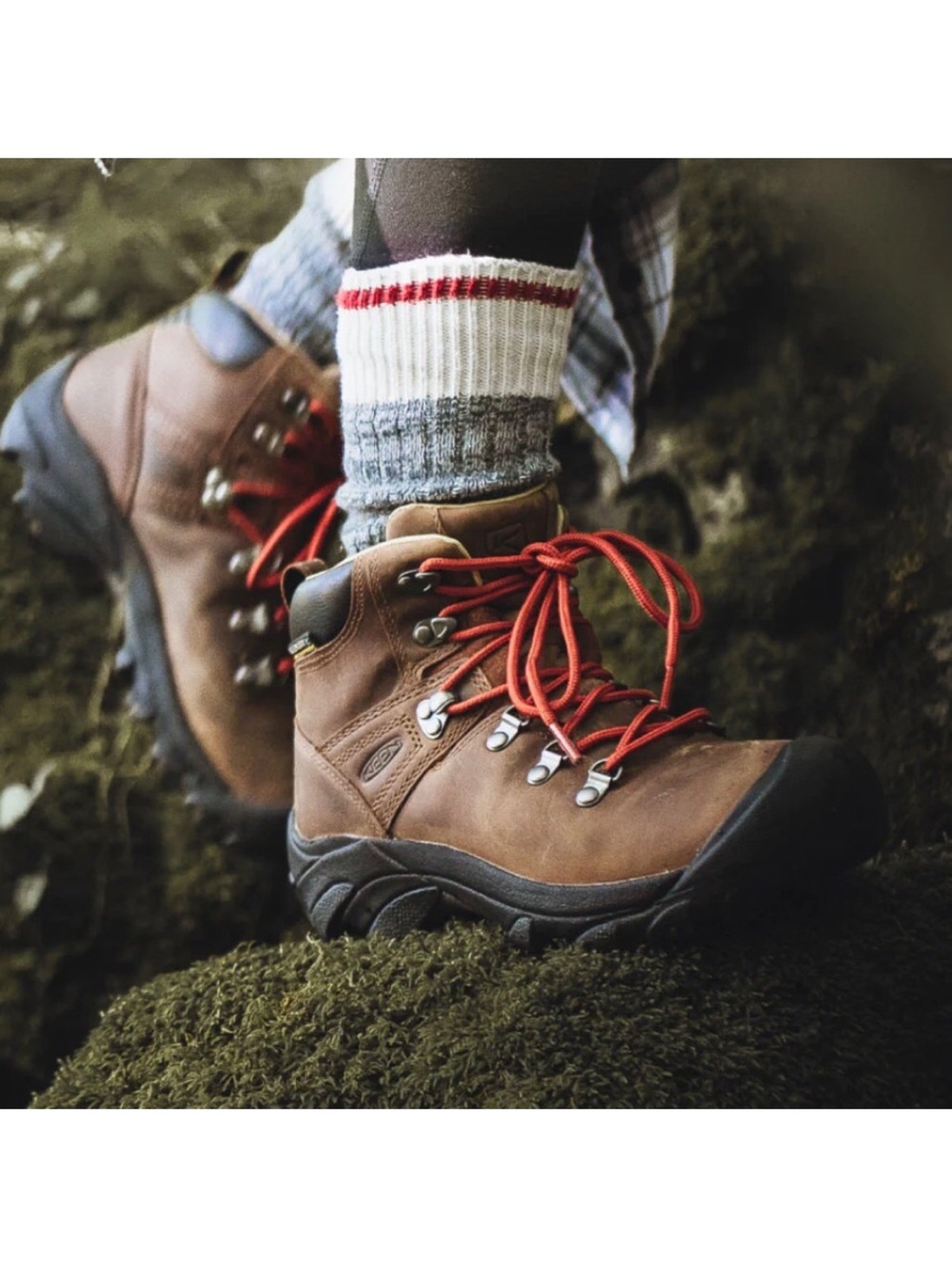 Keen Pyrenees Hiking Boots 7 Brown Waterproof Leather